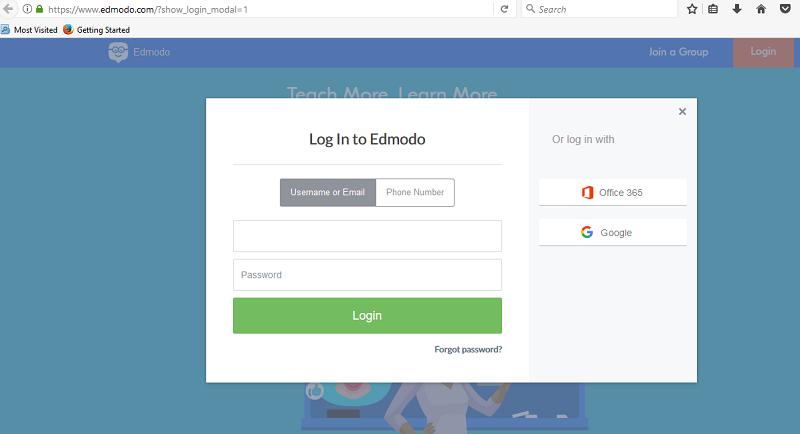 Edmodo login