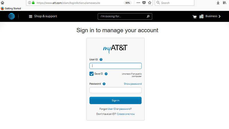 att email login